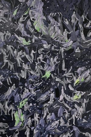 cuckooland(small), acrylic on canvas, 36x48